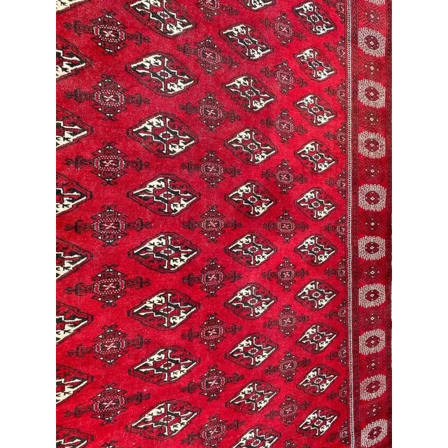 1950s Vintage Bokhara Afghan Rug, 1950s For Sale - Image 5 of 12