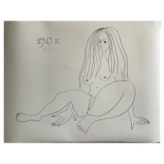 Pablo Picasso, Nu Assis, Print For Sale