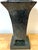 Monumental French Moderne Verdigris Bronze Vase , Manner of Gilbert Poillerat For Sale - Image 16 of 18