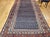 Textile 19th Century Persian Kurdish Gallery Rug, Hand-Knotted Wool, Allover Paisley Pattern, Navy & Terracotta, 6' X 15' For Sale - Image 7 of 18