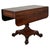 Brown Regency Mahogany Pembroke Table with Carved Pedestal Base, 1800 For Sale - Image 8 of 15