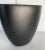 Small Modern Matte Black Oval Vase For Sale - Image 4 of 5