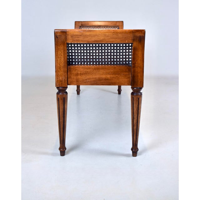 Wood Baker Furniture Louis XVI Style Window Bench For Sale - Image 7 of 8