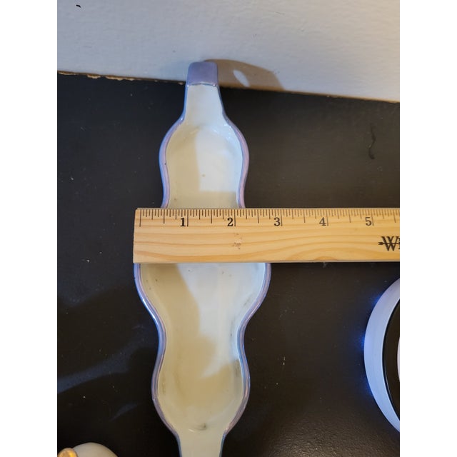 Vintage Japanese Lusterware 4 Piece Duck Condiment Set For Sale - Image 14 of 16