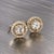 Natural Sapphire Diamond Stud Earrings 14k W Gold 0.83 TCW Certified For Sale - Image 12 of 13