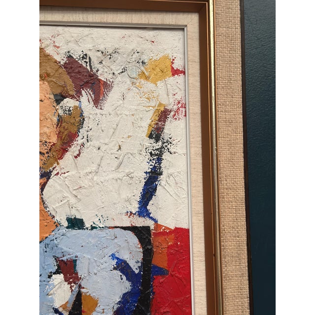 Hans Osswald, Girl in Light Blue Dress, 1950s, Oil Painting on Canvas, Framed For Sale - Image 9 of 18