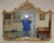 Large Excellent Quality French Style Gold Gilt Wood Mirror Attributed to LaBarge Dimensions : 56" Wide X 47" Tall This...