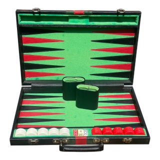Vintage Backgammon Briefcase Gameboard For Sale