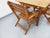 Wood Vintage Wooden Extendable Garden Table with Armchairs, 1960s, Set of 5 For Sale - Image 7 of 18