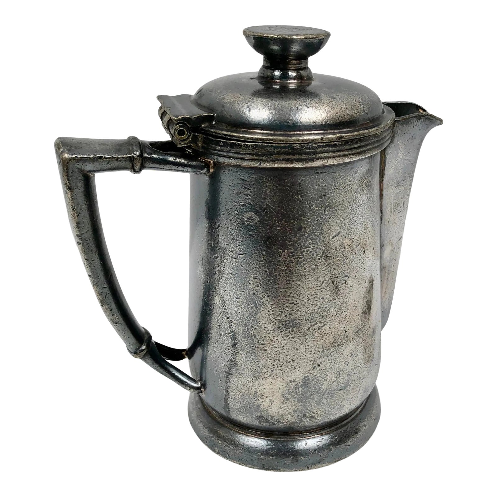 Vintage Hilton Hotel Silver Individual Coffee Pot Chairish