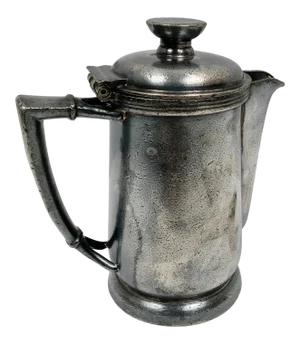 Vintage Hilton Hotel Silver Individual Coffee Pot