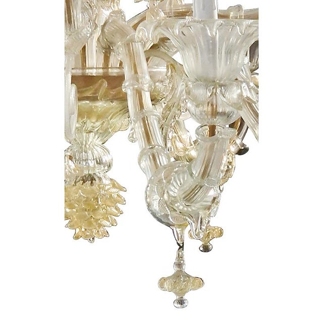 1950s Rezzonico Chandelier in Murano Glass, 1950s For Sale - Image 5 of 7