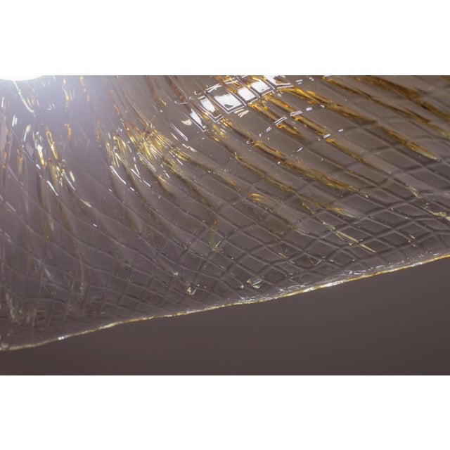 Venetian Gold Vintage Pendant, Murano Glass, 1970s For Sale - Image 6 of 11