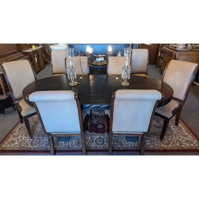 Ebonized Flemish Double Pedestal Table For Sale - Image 10 of 10