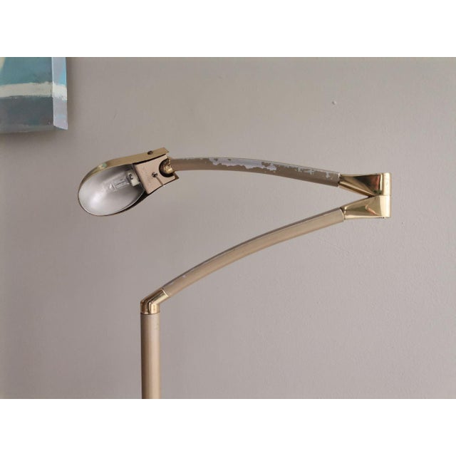 Vintage Adjustable Swing Arm Floor Lamp, 1970s For Sale - Image 6 of 18