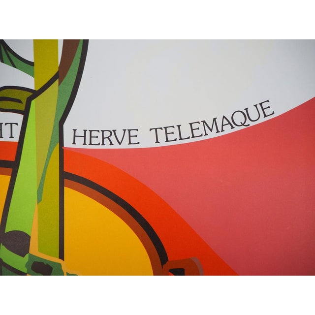 Hervé Telemaque, Le Germe, FIAC 1982, Lithograph For Sale - Image 7 of 9