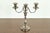 Tiffany & Co. Style Antique Victorian Silverplate Three-Light Candelabra For Sale - Image 16 of 16