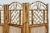 Chippendale Vintage Bamboo Chippendale Style Four Panel Room Divider For Sale - Image 3 of 7