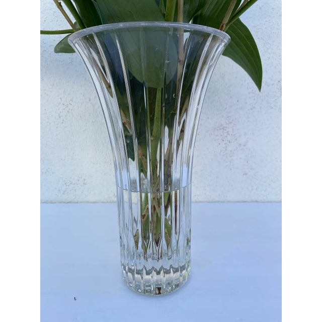 French Crystal French Vintage Vase. For Sale - Image 3 of 12