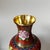 Vintage Cloisonné Enamel Dragon Vase – Red Ground, Gilt Accents, With Stand & Box For Sale - Image 9 of 9