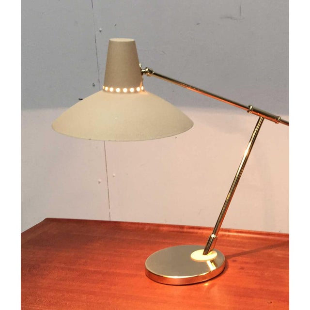Metal Mid-Century German Table Lamp, 1960s For Sale - Image 7 of 17