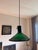 1970s Green P&T Pendant Lamp by Michael Bang for Holmegaard, 1970s For Sale - Image 5 of 12