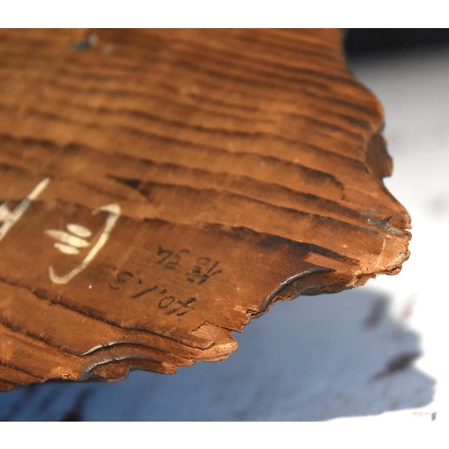 Japanese Hand Carved Wood Minogame Turtle Signed For Sale - Image 13 of 18