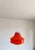 Metal Space Age Orange UFO Pendant Light, 1970s For Sale - Image 7 of 7
