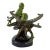 Hunting Octopi - Green Patina Bronze on Marble Base For Sale