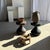 Small Circular Four-Legged Stool in Organic Openwork Teak, 1980s For Sale - Image 9 of 11
