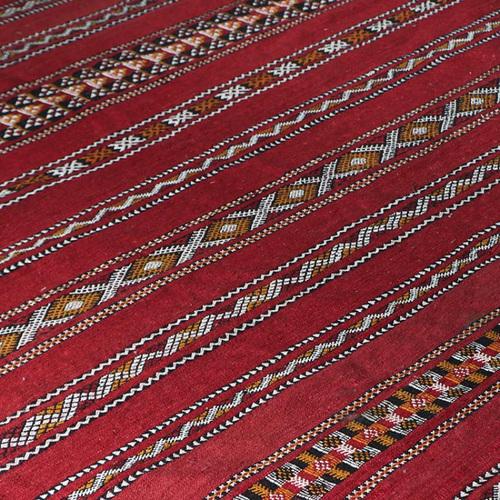 Vintage Wool Kilim Rug For Sale - Image 6 of 7