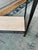 Custom Bronze Iron Console Table With Travertine Shelves For Sale - Image 9 of 12