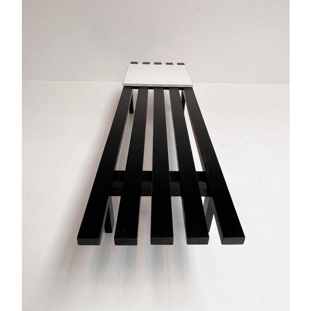 Bz Slatted Bench by Martin Visser for Het Spectrum, 1960s For Sale - Image 10 of 15