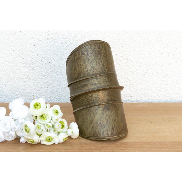 Metal 9" Long Antique Ekonda Bronze Currency For Sale - Image 7 of 7