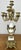 Louis XV Brass Marble Garniture Set with Candelabras, Set of 3 For Sale - Image 18 of 18