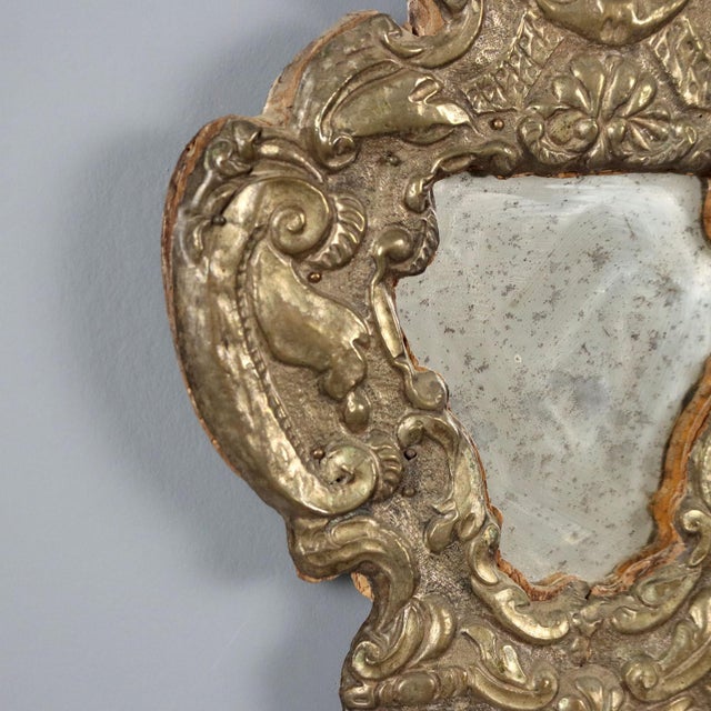 Metal Antique Altar Cards in Bronze,19th Century, Set of 4 For Sale - Image 7 of 11