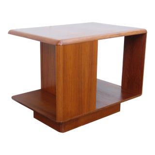 Sannemann Danish Modern Nightstand End Side Table With Open Shelves 5776 For Sale