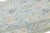 2020s Light Blue Contemporary Oushak Style Wool Rug Handmade With Floral Design For Sale - Image 5 of 9