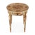 Wood Archer 20 in. W Round Burl Wood 1 Drawer Side Table, Light Brown Burl For Sale - Image 7 of 11