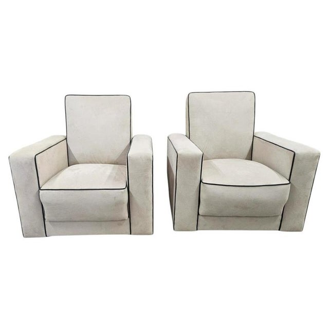 Art Deco British Reclining Armchairs, 1930, Set of 2 For Sale - Image 9 of 9