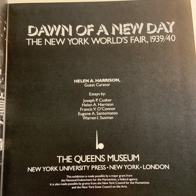 1980 Dawn of a New Day: The New York World's Fair 1939/40 New York University, 1980. Handsome hardcover. Illustrated...