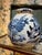 French Country Decorative Blue & White Stoneware Ginger Jar For Sale - Image 3 of 7