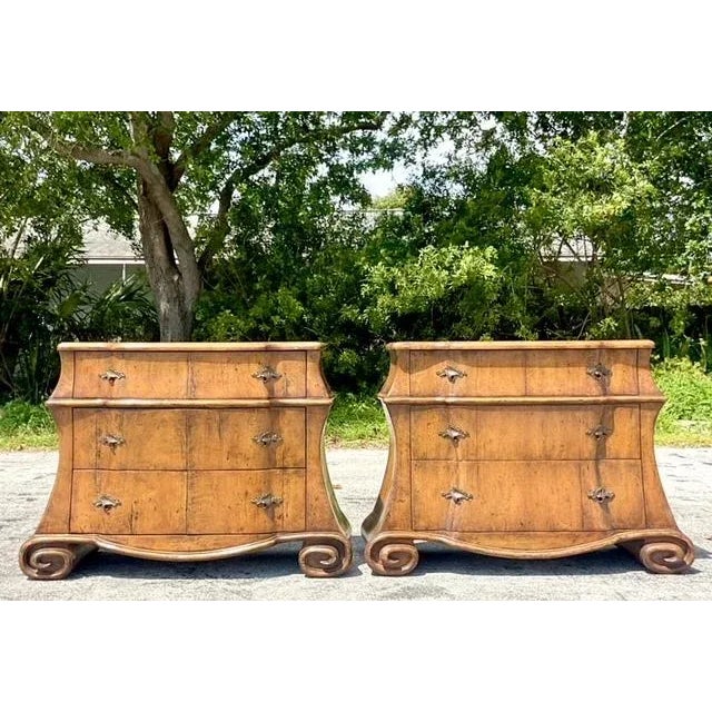 Mid 20th Century Mid 20th Century Vintage Boho Therien Studios Chest of Drawers - a Pair For Sale - Image 5 of 11