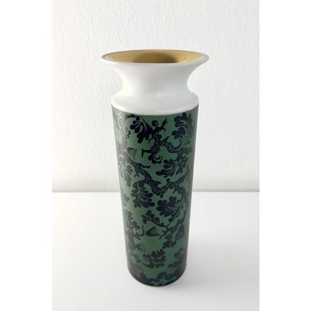 Slim Arrigo Finzi Vase with 24 Carat Gold Plating For Sale - Image 4 of 9