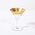 Set of 12 Mid-Century Modernist Gilt Rimmed Coupe Glasses by Dorothy Thorpe For Sale - Image 11 of 16