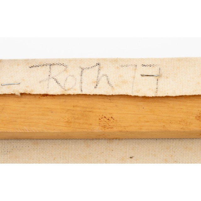 Black Jack Roth Untitled Acrylic on Canvas, 1977 For Sale - Image 8 of 9