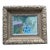 2025 Carolyn Misterek Original Abstract Painting in Vintage Frame For Sale