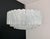 White Large Murano Glass Chandelier in White Alabaster Glass Tube, 1990s For Sale - Image 8 of 18