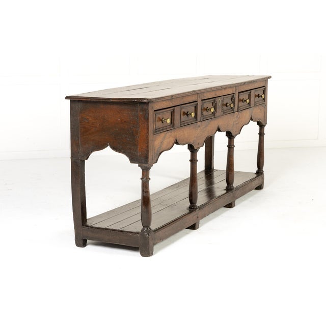 18th Century Montgomeryshire Oak Dresser Base For Sale - Image 9 of 9