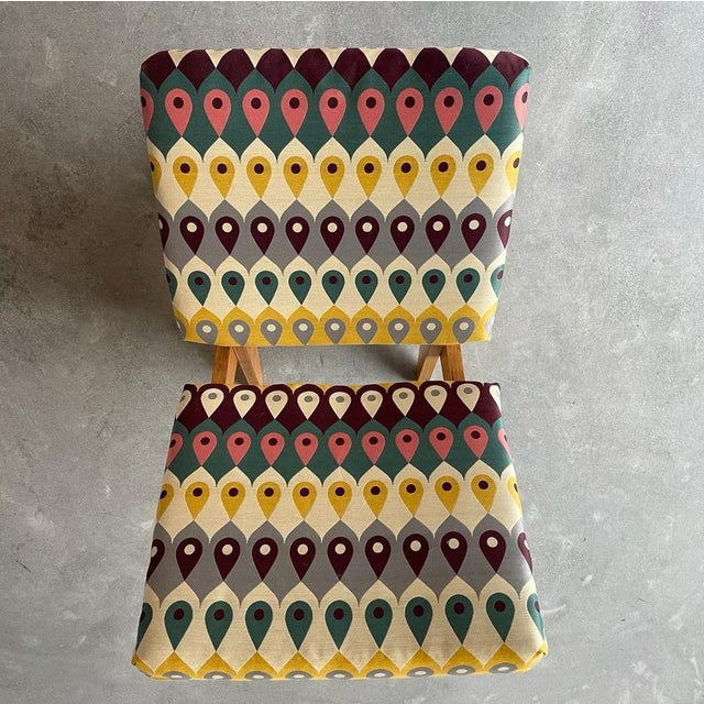 Blue Model Fb18 Scissor Lounge Chair attributed to Jan Van Grunsven for Pastoe, Dutch, 1960s For Sale - Image 8 of 18